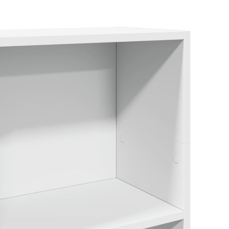 vidaXL fehér szerelt fa könyvespolc 40 x 24 x 109 cm