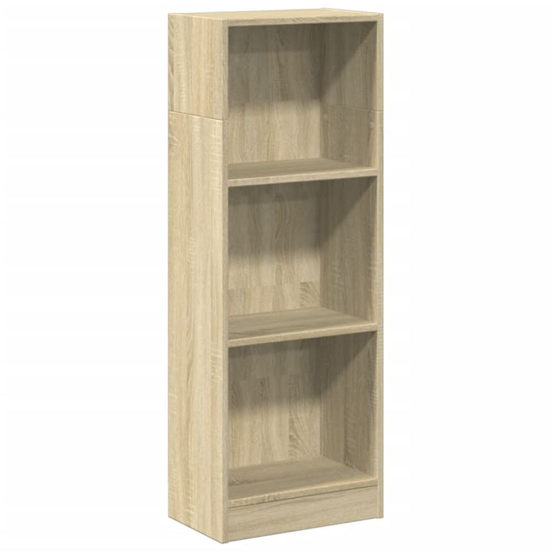 vidaXL sonoma tölgy színű szerelt fa könyvespolc 40 x 24 x 109 cm
