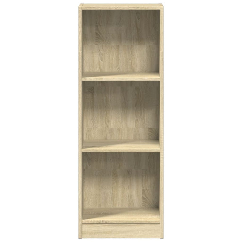 vidaXL sonoma tölgy színű szerelt fa könyvespolc 40 x 24 x 109 cm
