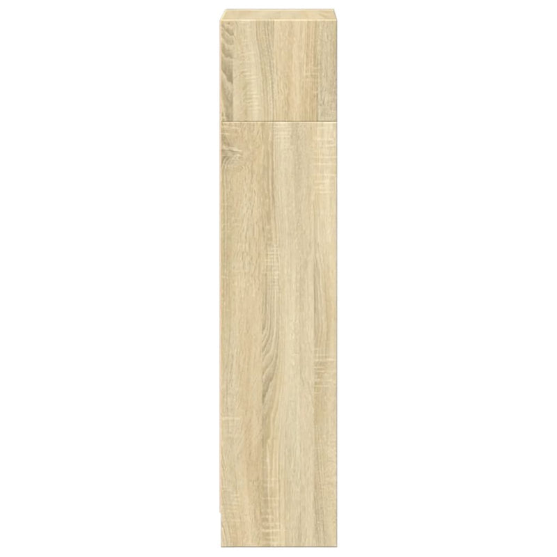 vidaXL sonoma tölgy színű szerelt fa könyvespolc 40 x 24 x 109 cm