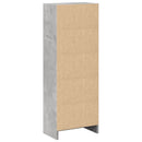 vidaXL betonszürke szerelt fa könyvespolc 40 x 24 x 109 cm