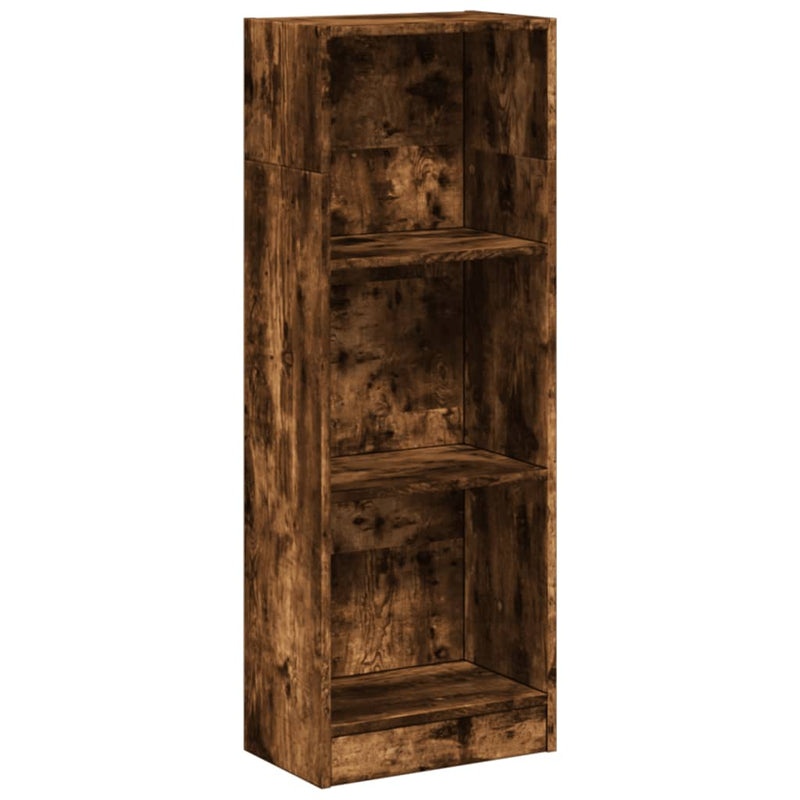 vidaXL füstös tölgy színű szerelt fa könyvszekrény 40 x 24 x 109 cm