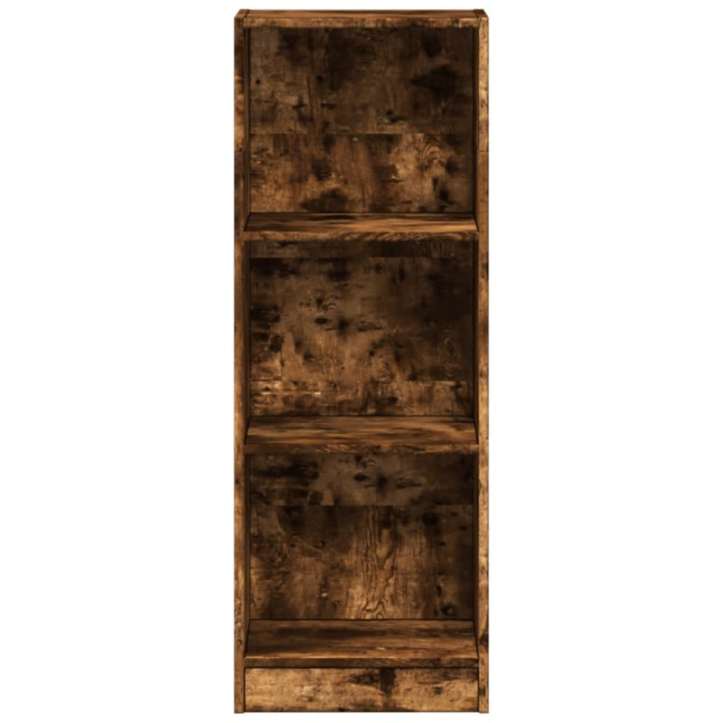 vidaXL füstös tölgy színű szerelt fa könyvszekrény 40 x 24 x 109 cm