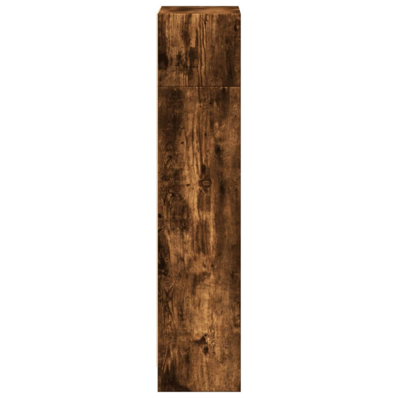 vidaXL füstös tölgy színű szerelt fa könyvszekrény 40 x 24 x 109 cm