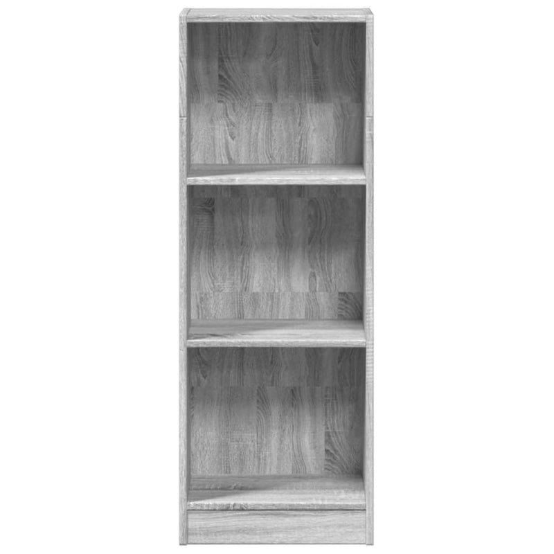 vidaXL szürke sonoma színű szerelt fa könyvespolc 40 x 24 x 109 cm