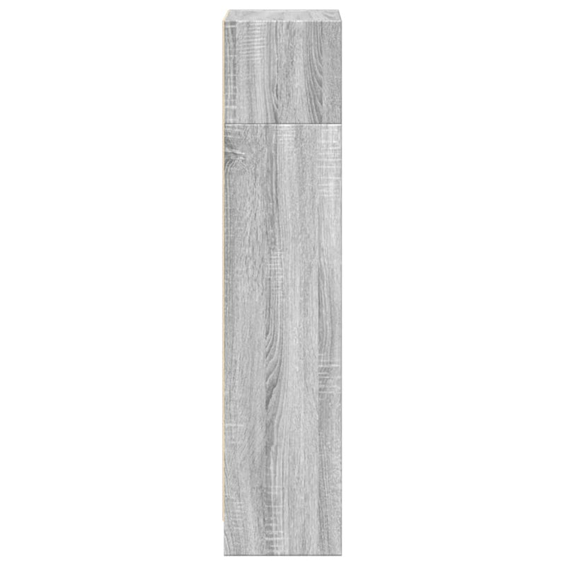 vidaXL szürke sonoma színű szerelt fa könyvespolc 40 x 24 x 109 cm