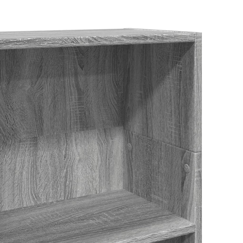 vidaXL szürke sonoma színű szerelt fa könyvespolc 40 x 24 x 109 cm