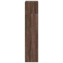 vidaXL barna tölgy színű szerelt fa könyvszekrény 40 x 24 x 109 cm