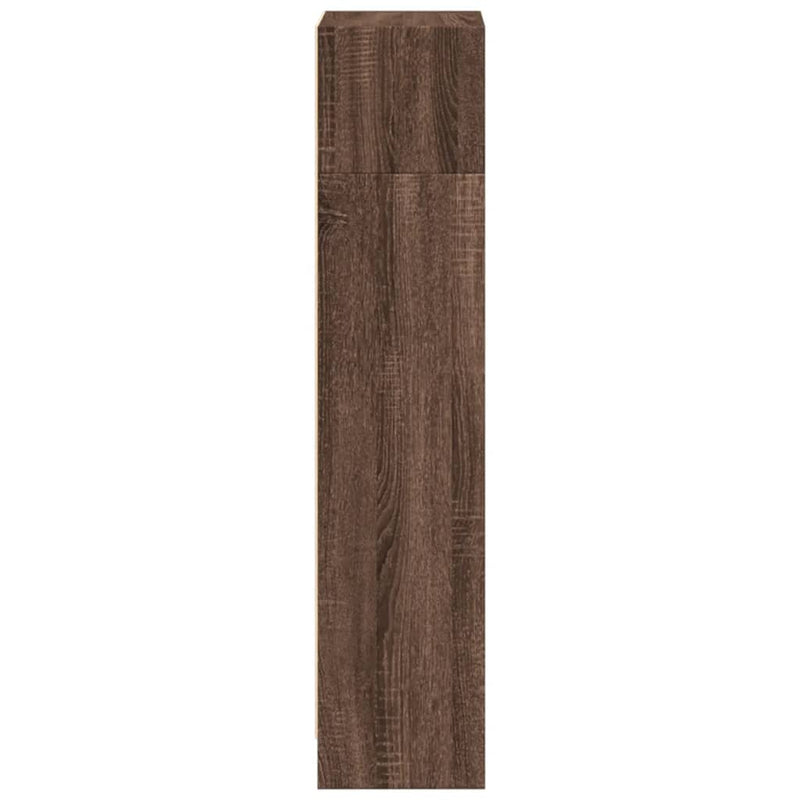 vidaXL barna tölgy színű szerelt fa könyvszekrény 40 x 24 x 109 cm