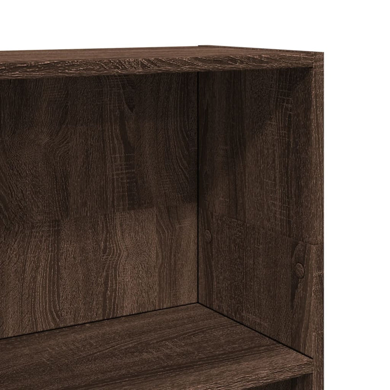 vidaXL barna tölgy színű szerelt fa könyvszekrény 40 x 24 x 109 cm
