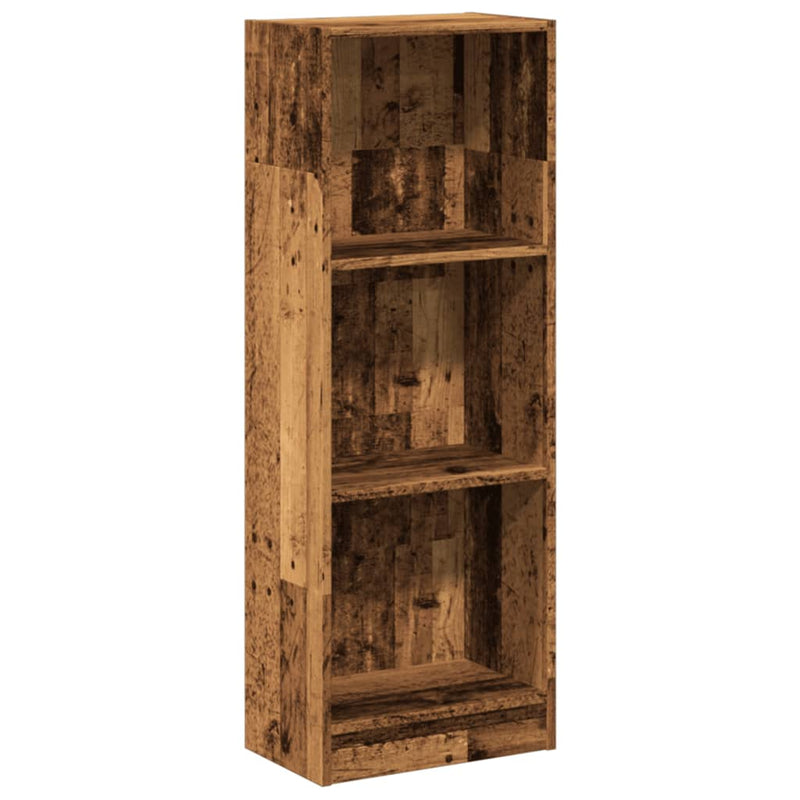 vidaXL antik fa színű szerelt fa könyvespolc 40 x 24 x 109 cm