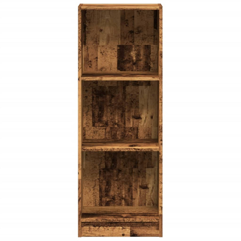 vidaXL antik fa színű szerelt fa könyvespolc 40 x 24 x 109 cm