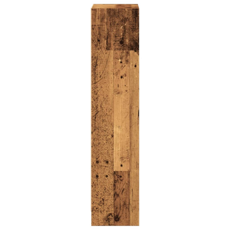 vidaXL antik fa színű szerelt fa könyvespolc 40 x 24 x 109 cm