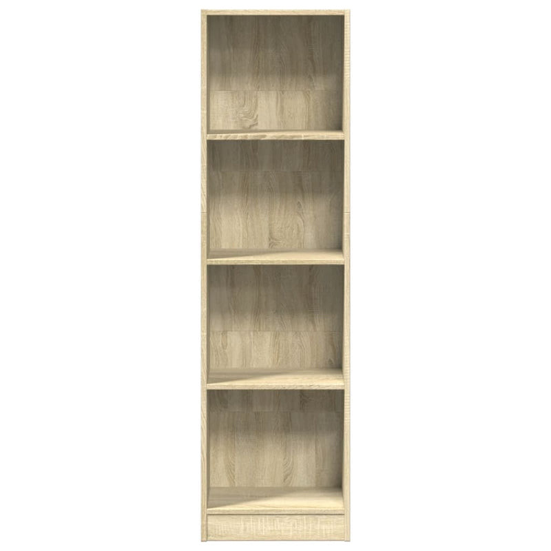 vidaXL sonoma tölgy színű szerelt fa könyvszekrény 40 x 24 x 143 cm