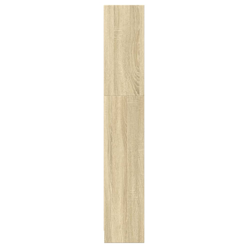 vidaXL sonoma tölgy színű szerelt fa könyvszekrény 40 x 24 x 143 cm