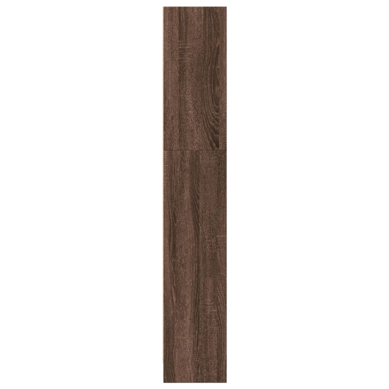 vidaXL barna tölgy színű szerelt fa könyvszekrény 40 x 24 x 143 cm
