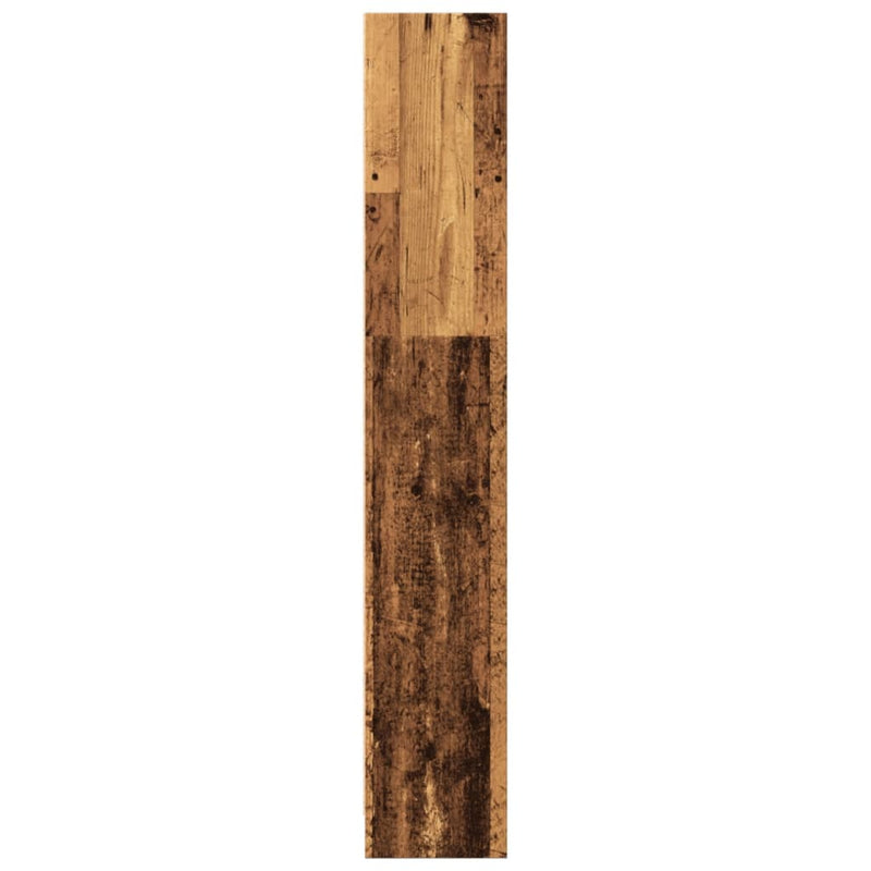 vidaXL antik fa színű szerelt fa könyvespolc 40 x 24 x 143 cm