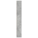 vidaXL betonszürke szerelt fa könyvespolc 40 x 24 x 176 cm