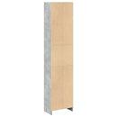 vidaXL betonszürke szerelt fa könyvespolc 40 x 24 x 176 cm