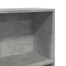 vidaXL betonszürke szerelt fa könyvespolc 40 x 24 x 176 cm