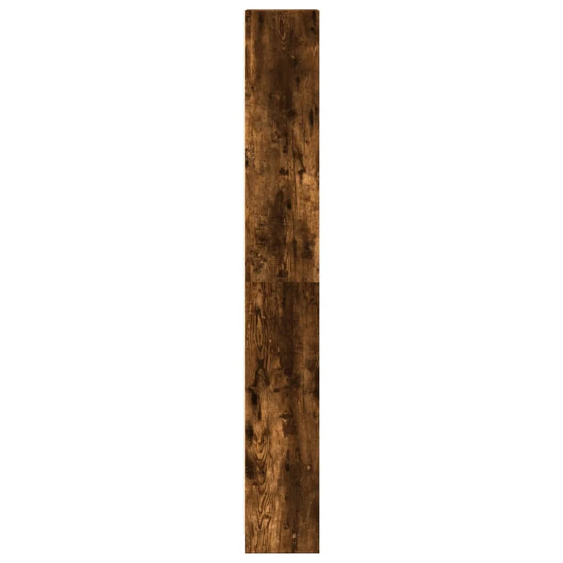 vidaXL füstös tölgy színű szerelt fa könyvszekrény 40 x 24 x 176 cm