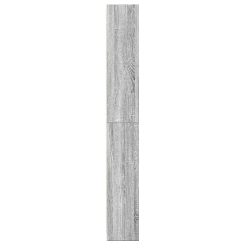 vidaXL szürke sonoma színű szerelt fa könyvespolc 40 x 24 x 176 cm