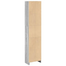 vidaXL szürke sonoma színű szerelt fa könyvespolc 40 x 24 x 176 cm