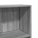 vidaXL szürke sonoma színű szerelt fa könyvespolc 40 x 24 x 176 cm