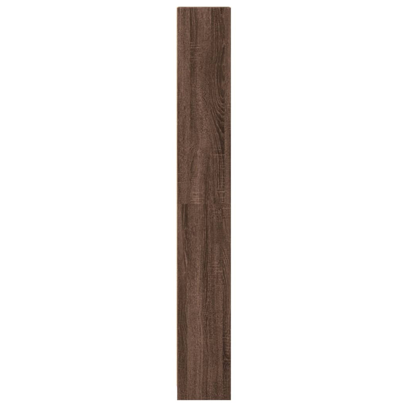 vidaXL barna tölgy színű szerelt fa könyvszekrény 40 x 24 x 176 cm
