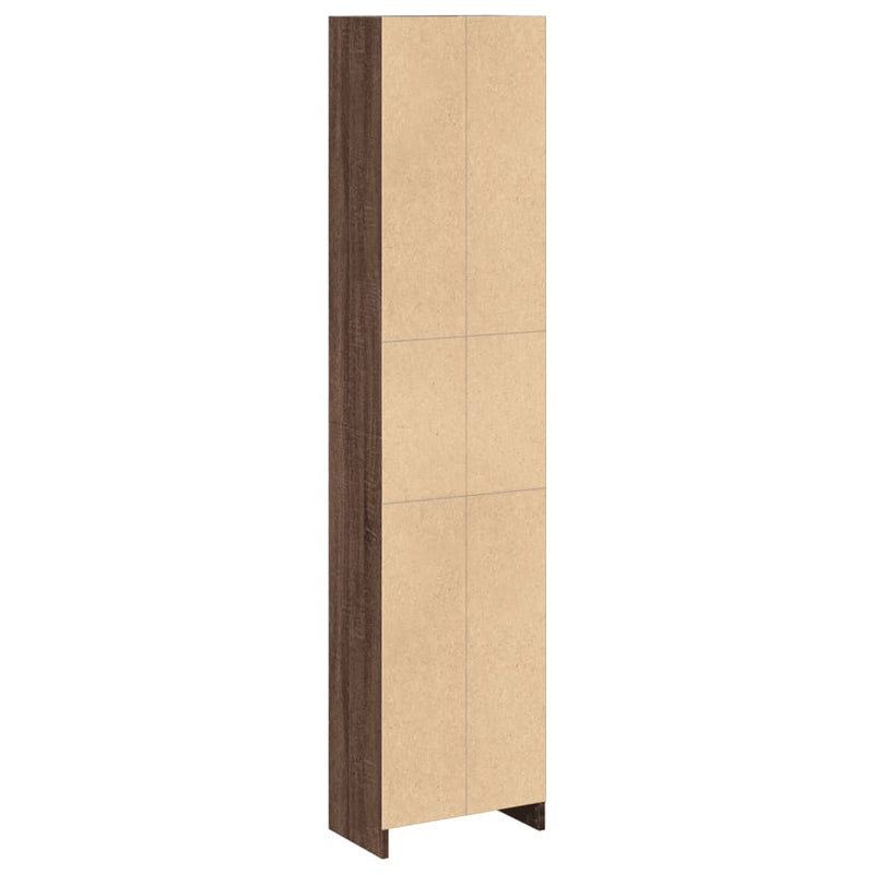vidaXL barna tölgy színű szerelt fa könyvszekrény 40 x 24 x 176 cm