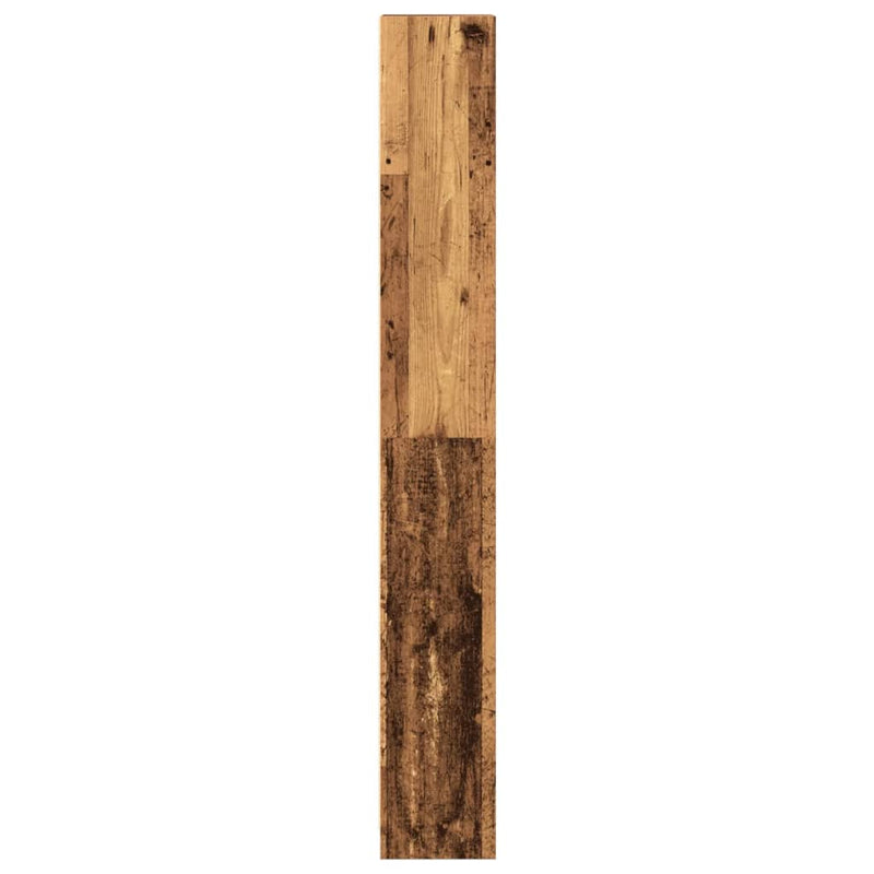 vidaXL antik fa színű szerelt fa könyvespolc 40 x 24 x 176 cm
