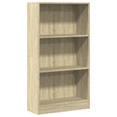 vidaXL sonoma tölgy színű szerelt fa könyvespolc 60 x 24 x 109 cm