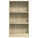 vidaXL sonoma tölgy színű szerelt fa könyvespolc 60 x 24 x 109 cm