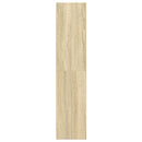 vidaXL sonoma tölgy színű szerelt fa könyvespolc 60 x 24 x 109 cm