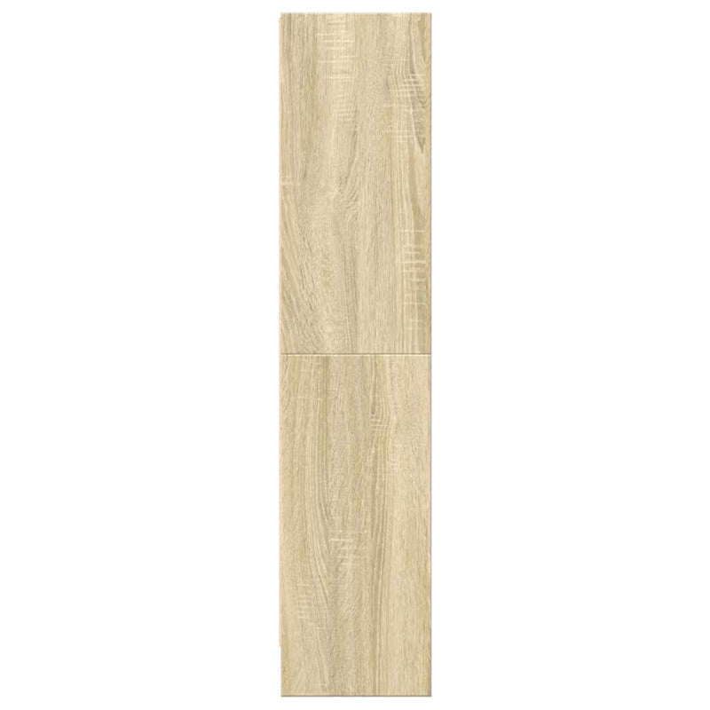 vidaXL sonoma tölgy színű szerelt fa könyvespolc 60 x 24 x 109 cm