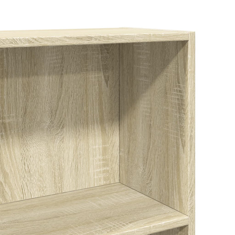vidaXL sonoma tölgy színű szerelt fa könyvespolc 60 x 24 x 109 cm