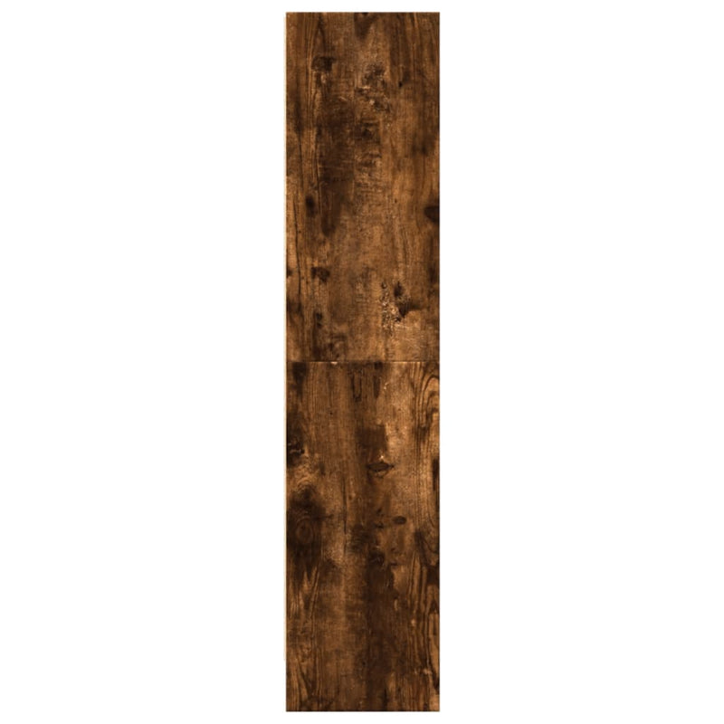 vidaXL füstös tölgy színű szerelt fa könyvszekrény 60 x 24 x 109 cm
