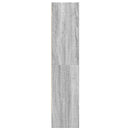 vidaXL szürke sonoma színű szerelt fa könyvespolc 60 x 24 x 109 cm