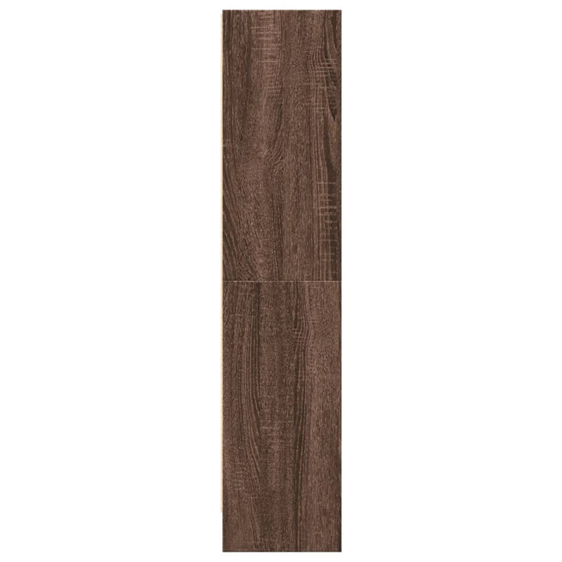vidaXL barna tölgy színű szerelt fa könyvszekrény 60 x 24 x 109 cm