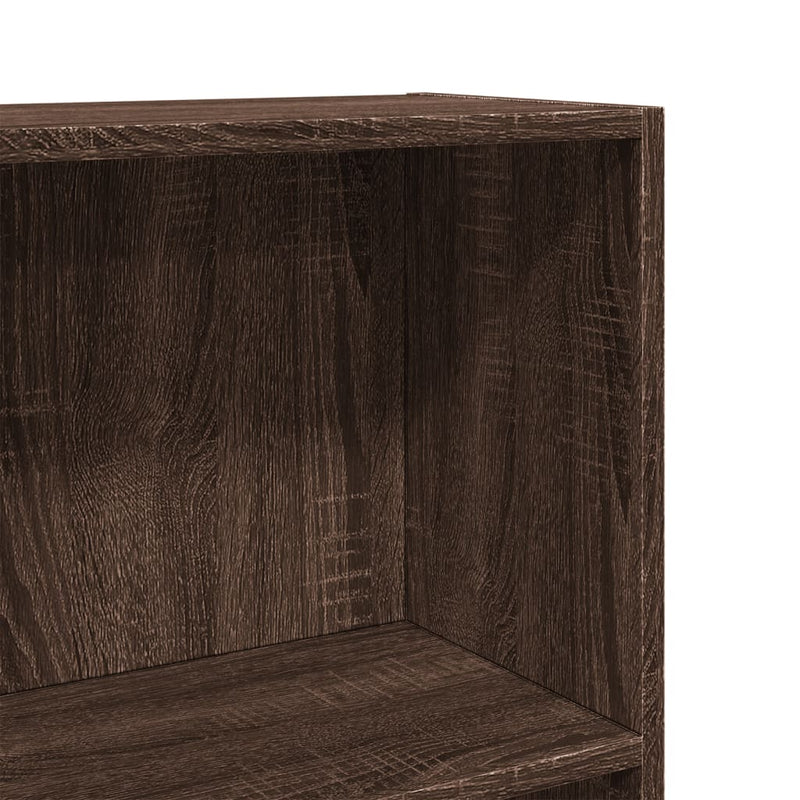 vidaXL barna tölgy színű szerelt fa könyvszekrény 60 x 24 x 109 cm