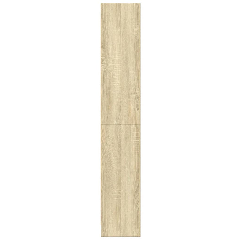 vidaXL sonoma tölgy színű szerelt fa könyvszekrény 60 x 24 x 143 cm
