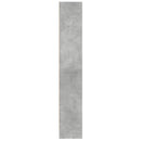 vidaXL betonszürke szerelt fa könyvespolc 60 x 24 x 143 cm