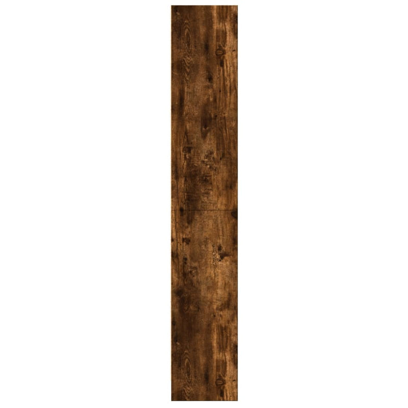 vidaXL füstös tölgy színű szerelt fa könyvszekrény 60 x 24 x 143 cm