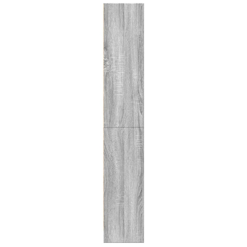 vidaXL szürke sonoma színű szerelt fa könyvespolc 60 x 24 x 143 cm