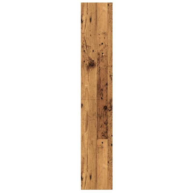 vidaXL antik fa színű szerelt fa könyvespolc 60 x 24 x 143 cm