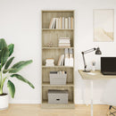 vidaXL sonoma tölgy színű szerelt fa könyvespolc 60 x 24 x 176 cm