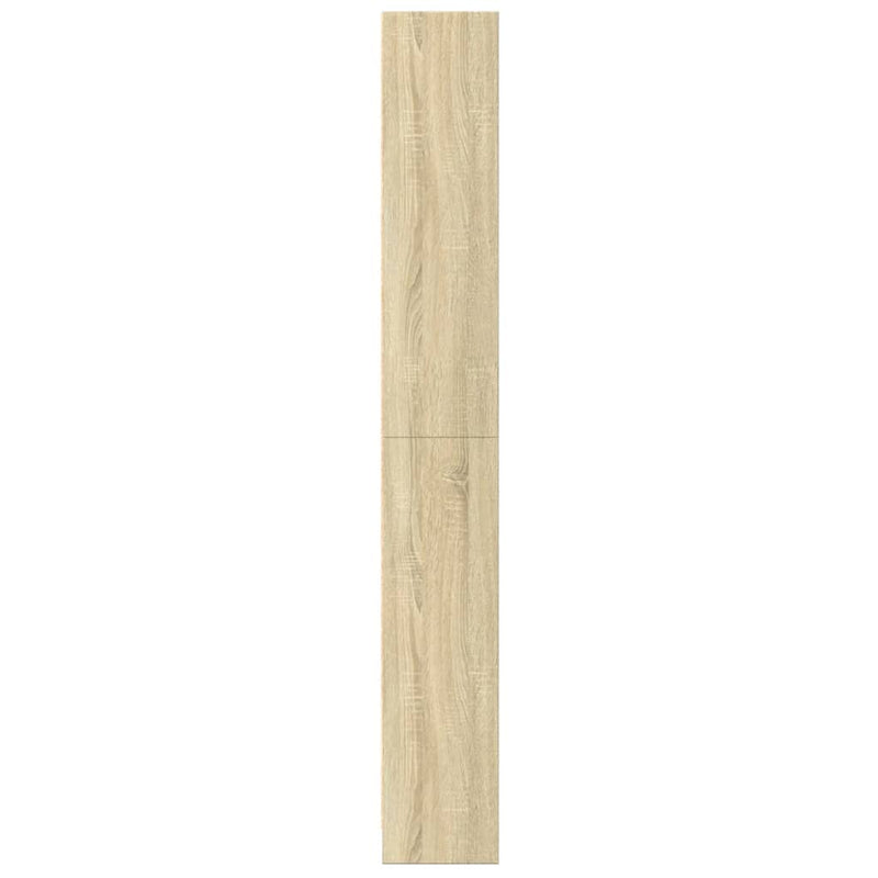 vidaXL sonoma tölgy színű szerelt fa könyvespolc 60 x 24 x 176 cm