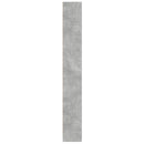 vidaXL betonszürke szerelt fa könyvespolc 60 x 24 x 176 cm