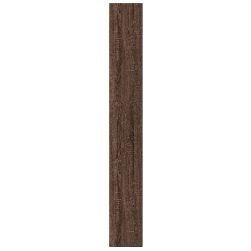 vidaXL barna tölgy színű szerelt fa könyvszekrény 60 x 24 x 176 cm