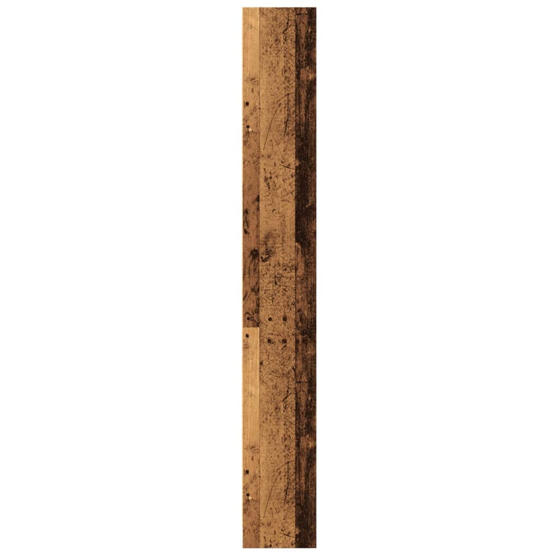 vidaXL antik fa színű szerelt fa könyvespolc 60 x 24 x 176 cm